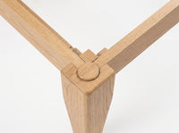 Thor Japanese Joinery Bed Frame with Thorlock Joints (Light Oak Finish)