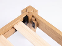 Thor Japanese Joinery Bed Frame with Thorlock Joints (Light Oak Finish)