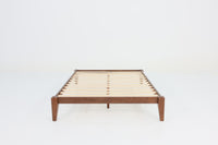 Thor Japanese Joinery Bed Frame with Thorlock Joints (Walnut Finish)