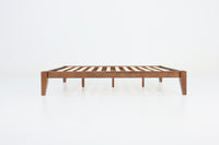 Thor Japanese Joinery Bed Frame with Thorlock Joints (Walnut Finish)