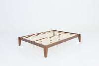 Thor Japanese Joinery Bed Frame with Thorlock Joints (Walnut Finish)