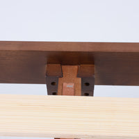 Thor Japanese Joinery Bed Frame with Thorlock Joints (Walnut Finish)